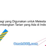 Apa Strategi yang Digunakan untuk Melestarikan dan Mengembangkan Tarian yang Ada di Indonesia?