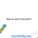 Apa itu seni kriya kain?
