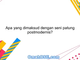Apa yang dimaksud dengan seni patung postmodernis?