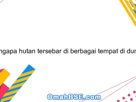 Mengapa hutan tersebar di berbagai tempat di dunia?