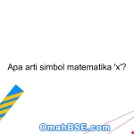 Apa arti simbol matematika 'x'?