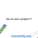 Apa itu akar pangkat n?