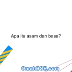 Apa itu asam dan basa?