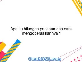 Apa itu bilangan pecahan dan cara mengoperasikannya?