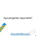 Apa pengertian daya listrik?