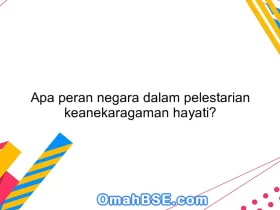 Apa peran negara dalam pelestarian keanekaragaman hayati?