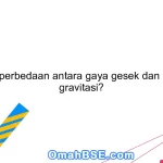 Apa perbedaan antara gaya gesek dan gaya gravitasi?