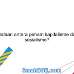 Apa perbedaan antara paham kapitalisme dan paham sosialisme?