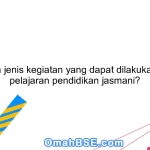 Apa saja jenis kegiatan yang dapat dilakukan dalam pelajaran pendidikan jasmani?