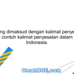 Apa yang dimaksud dengan kalimat penyesalan? Berikan contoh kalimat penyesalan dalam bahasa Indonesia.