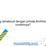 Apa yang dimaksud dengan prinsip Archimedes dan contohnya?