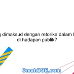 Apa yang dimaksud dengan retorika dalam berbicara di hadapan publik?