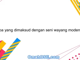 Apa yang dimaksud dengan seni wayang modern?