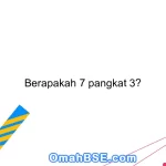 Berapakah 7 pangkat 3?