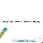 Jelaskan hukum Newton ketiga.